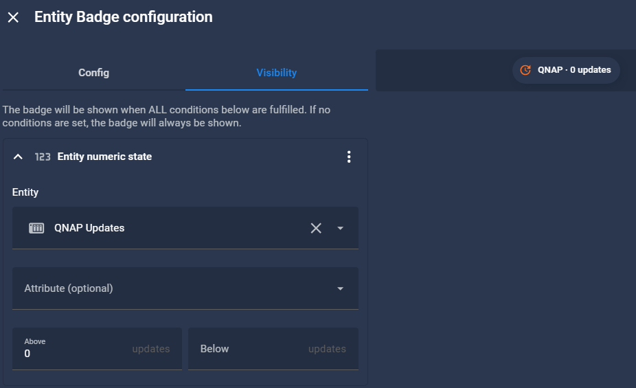QNAP - visibility