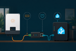 Modern home automation connection diagram