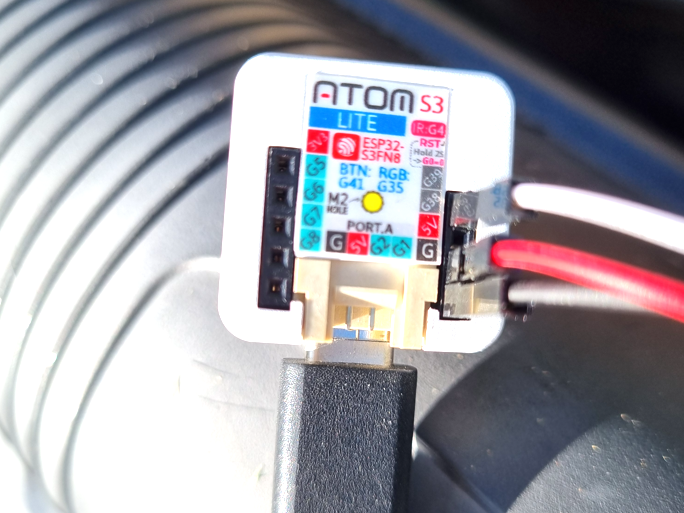 Atom S3 Lite with jumperwires