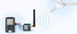 DIY wireless control fan setup