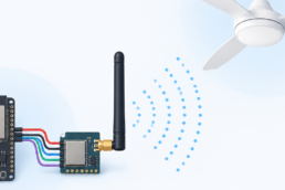DIY wireless control fan setup